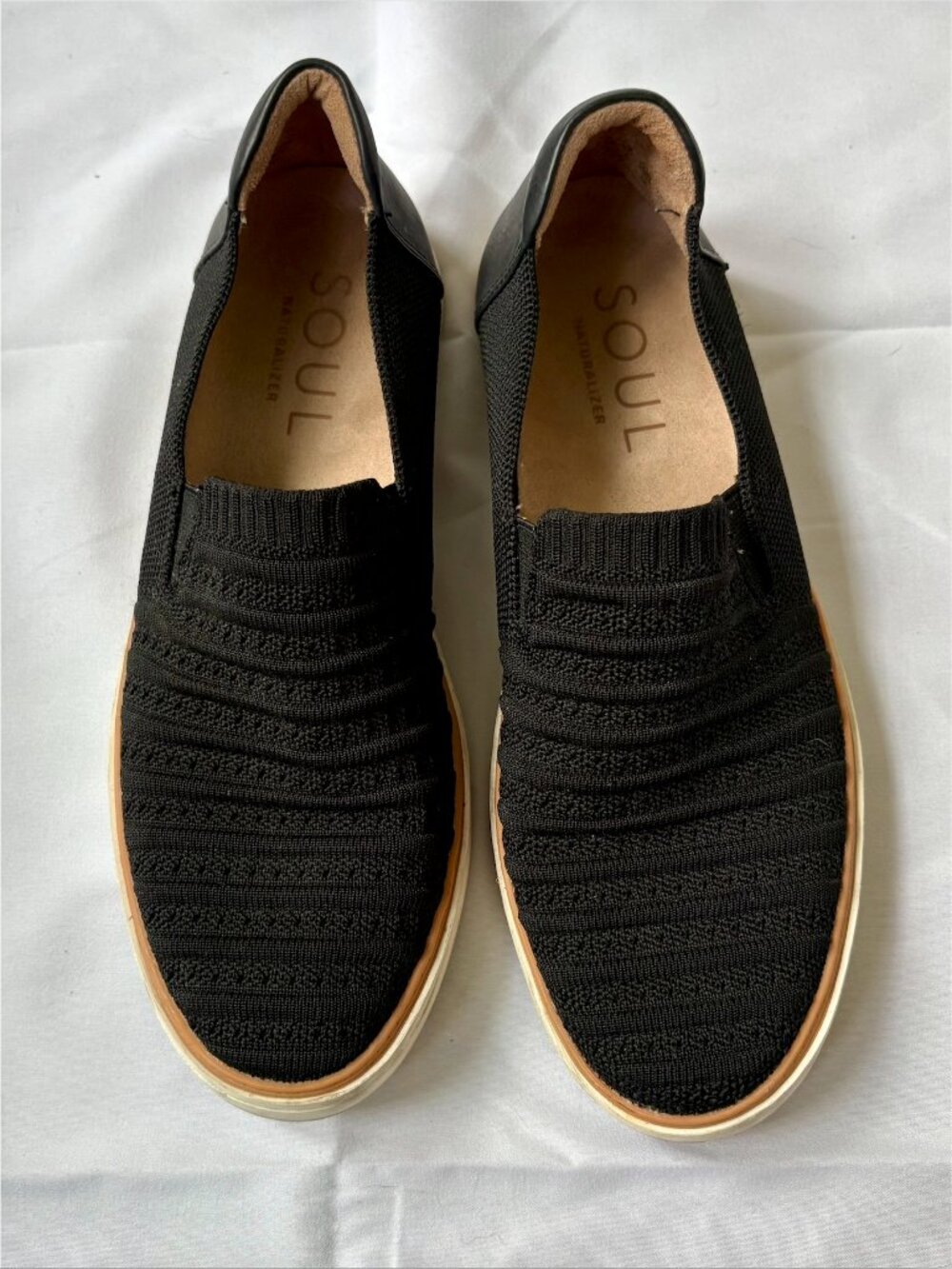 Soul Naturalizer Women's Kemper Slip-On Sneaker Shoes in Black | Size 7.5